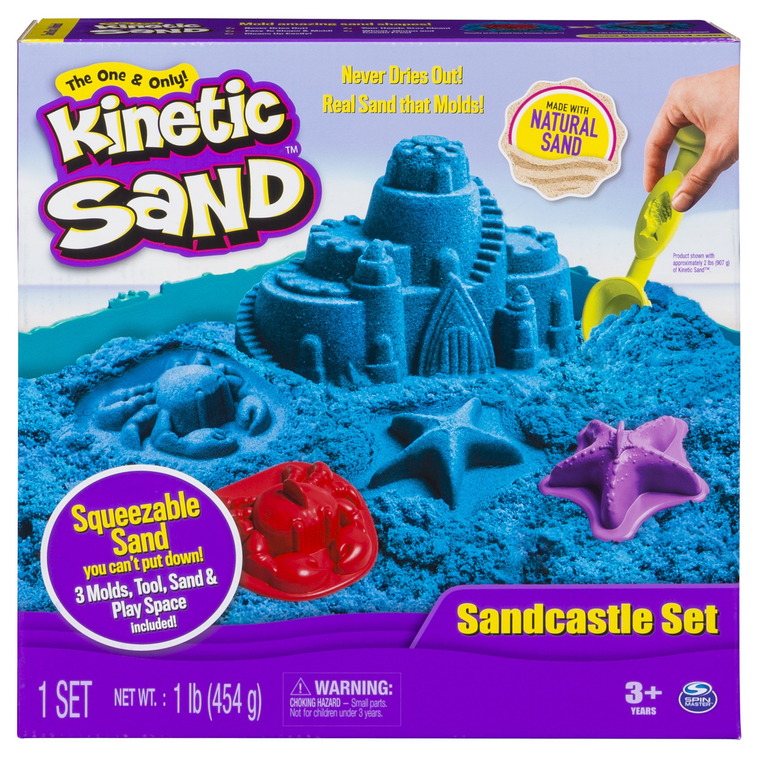 Kinetic Sand Eiscreme Set mit Duftsand 2 x Eis in Waffel Pink Türkis je 113 g